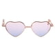 thumbnail image 2 of Marco de Corazón Gafas de de Moda para 1/6 Muñeca 12 Pulgada , Marco De Oro Rosa Azul Lente Baoblaze Gafas de sol de muñeca, 2 of 7