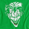 thumbnail image 2 of Batman Joker Red On Green Kids T Shirt (2) for Youth Toddler Boys and Girls, Kelly Green, 2 of 5