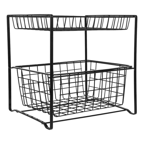 WORGEOUS Bathroom Counter Organizer Kitchen Under Sink Storage Organizer Shelf Multi-Functional Bathroom Cabinet Organizer for Storage