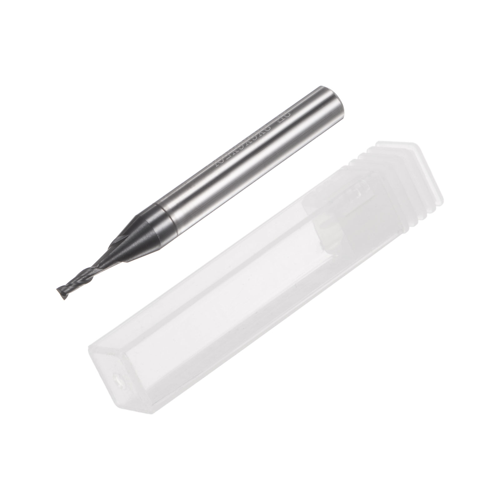 Uxcell 2mm x 6mm x 6mm x 50mm Solid Carbide AlTiN Coated 2 Flutes Square End Mill Milling Bit