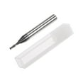 thumbnail image 3 of Uxcell 2mm x 6mm x 6mm x 50mm Solid Carbide AlTiN Coated 2 Flutes Square End Mill Milling Bit, 3 of 5