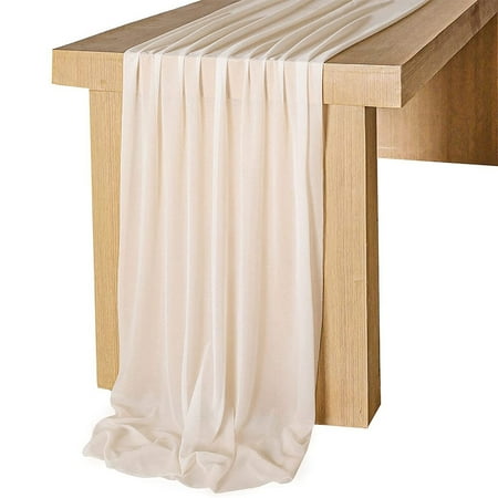 

Mingyiq Table Runner Table Cloth 30x300cm for Banquet Decor Wedding Party Decoration