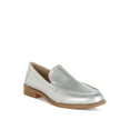 thumbnail image 5 of Corleone Pleather Stacked Heel Loafers, 5 of 9