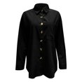 thumbnail image 4 of Clothing 2025 Super Soft Wrinkle Free Button Down Shirts for Women Formal Work Dress Blouses Tops Womens Button Down Shirts Boyfriend Long Sleeve Oversized Blouses Tops, 4 of 4
