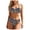Brown, variant on Women's 2 Piece Swimsuit Y2K Bikini Set with O-Wire Halter Top High Waisted Sexy Adjustable Bathing Suits Beach Summer (Hot Pink, M)