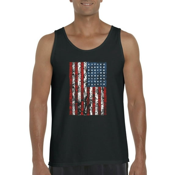 Normal is Boring - Men's Tank Top for Men, up to Men Size 3XL - American Flag 4th of July