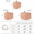 thumbnail image 6 of Peach Fuzz Toaster Cover 2 Slice, Farmhouse Solid Orange Color Modern Art Dustproof Bakeware Oven Protector with Top Hook, Waterproof Small Kitchen Appliance Toasters Dust Cover, 12"x7.5"x8", 6 of 9