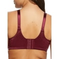 thumbnail image 2 of Women's Bali 3372 Double Support Lace Wirefree Spa Closure Bra (Sparkling Purple 40B), 2 of 2
