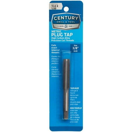 

1PK Century Drill & Tool 11.0x1.50 Carbon Steel Metric Tap