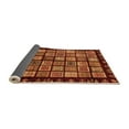 thumbnail image 2 of Ahgly Company Indoor Square Abstract Orange Modern Area Rugs, 5' Square, 2 of 4