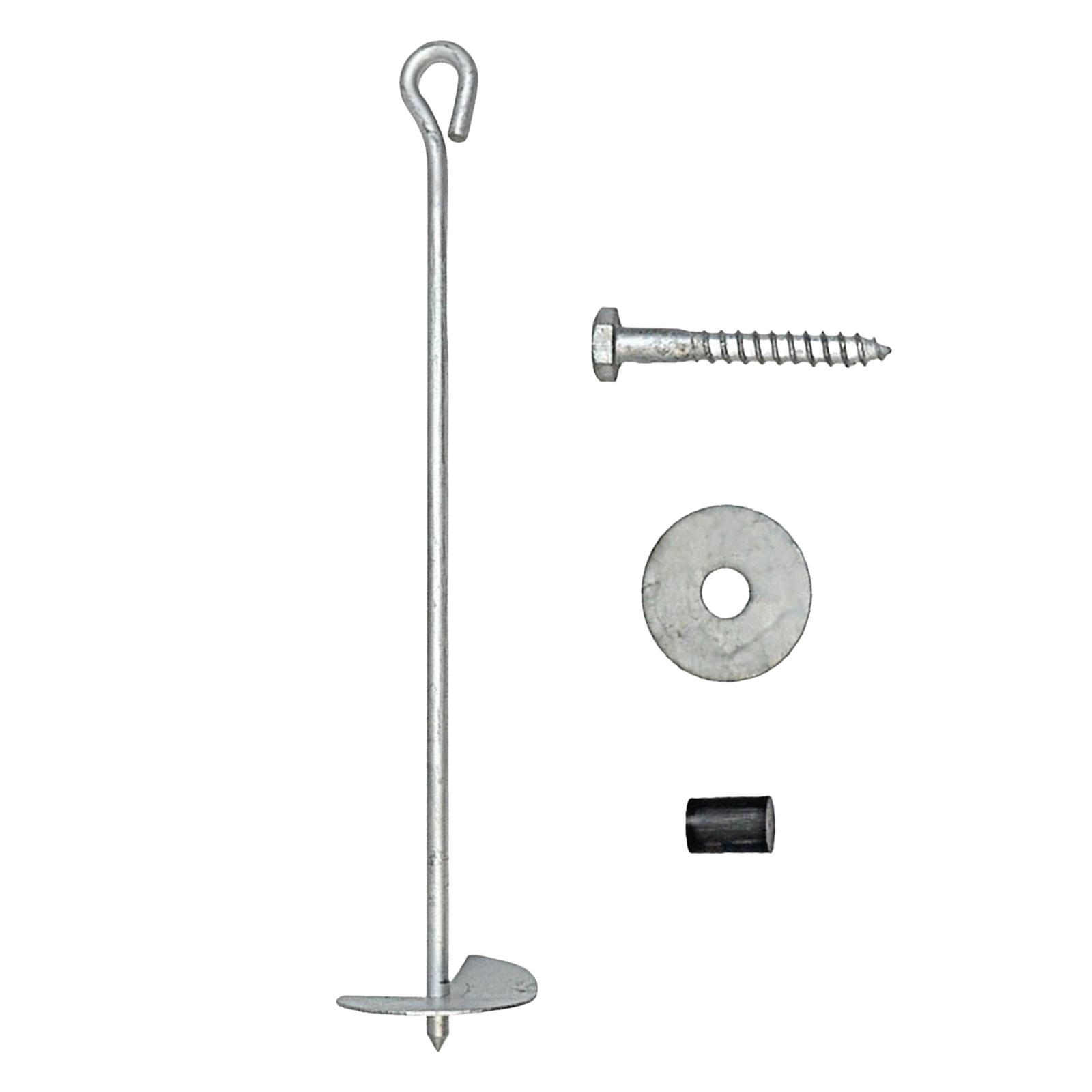SunniMix Ground Anchor 19.7'' Ground Pegs Tent Stakes for Car Ports Fences Swing Sets