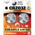 thumbnail image 1 of Pilas de litio CR2032 de 3 V para AirTag, paquete de 2, 1 of 8