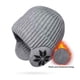 thumbnail image 3 of Gorro de punto de invierno con alfiladeras para hombres - mezcla de lana acrílica, resistente al frío a -15°C, talla única para esquiar, correr y actividades al aire libre, 3 of 5