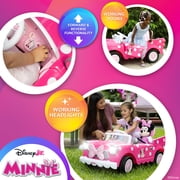 Disney 6V Minnie Roadster Ride-On by Dynacraft Perfect for Ages 3 and up, 1-Count