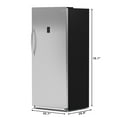 thumbnail image 5 of Upright Convertible Refrigerator Freezer 21 cu. ft. Silver, 5 of 13