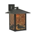 thumbnail image 2 of Meyda Tiffany 118426 12" W Seneca Loon Solid Mount Wall Sconce - Amber Mica, 2 of 6
