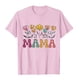 thumbnail image 4 of Tops de Manga Corta de Verano para las Mujeres Imprimir Blusa de Cuello Redondo, Moda Ligera de Poliéster Spandex, 4 of 4