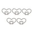 thumbnail image 1 of 5 piezas de botones de de imitación de espalda plana decoraciones de espalda plana 36x25mm, 1 of 9