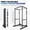 black, variant on Adjustable Power Cage, 1200LBS Capacity Squat Rack with Pull-Up Bar, J-Hooks & Safety Bars, Commercial Grade Home Gym Equipment for Weightlifting, Bench Press, Squats