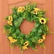 thumbnail image 3 of Corona de puerta artificial vívida con flores de simulación para decoración del hogar, puerta de entrada, Pascua Girasol, 3 of 9