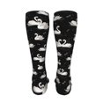 thumbnail image 6 of Naloa Swan And Dragonflies High Stockings Women Thigh High Stockings Over Knee Long Stockings-One Size, 6 of 8