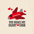 thumbnail image 4 of Inktastic Valentines Day Airplane Hearts Boys or Girls Baby T-Shirt, 4 of 5