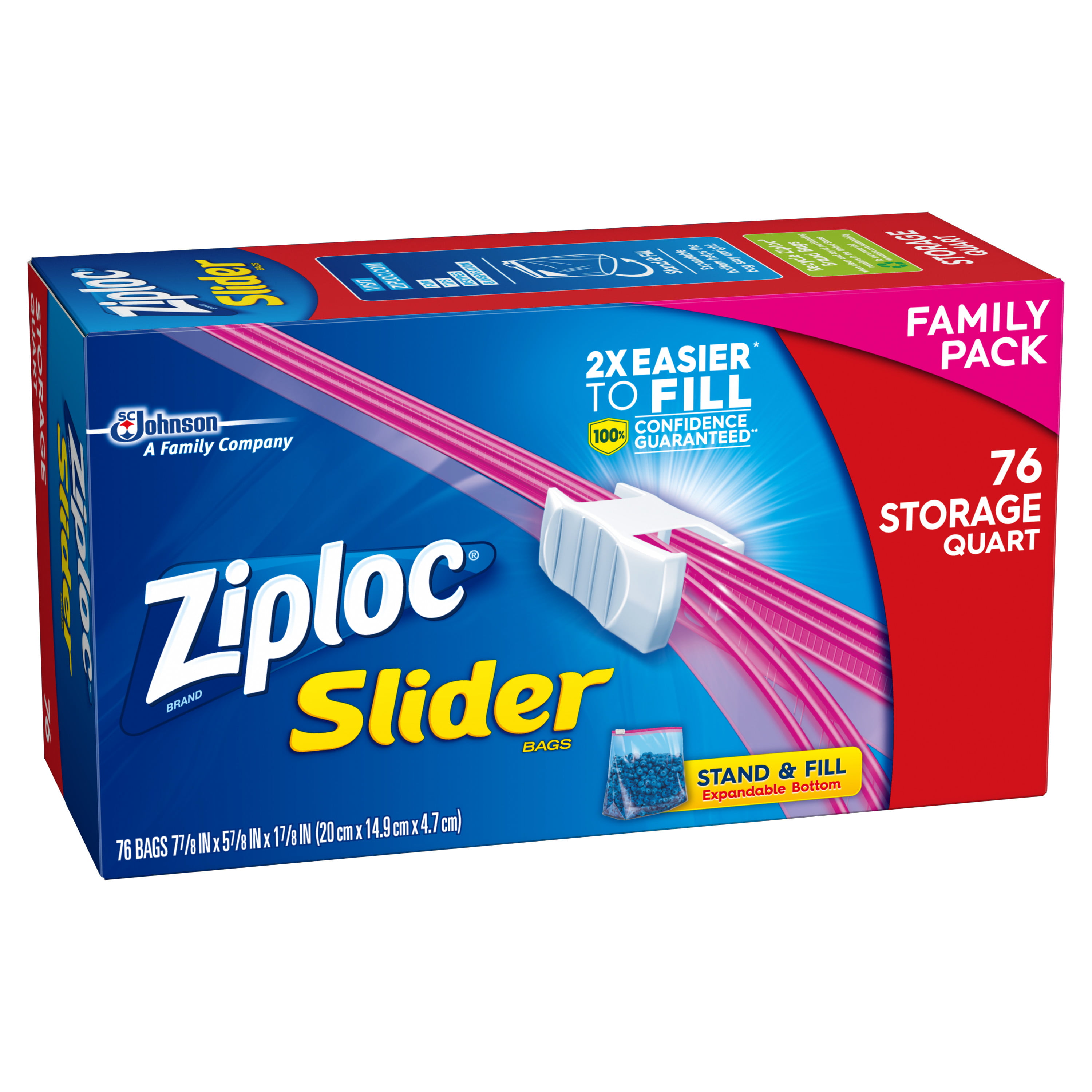 Ziploc® Slider Storage Gallon Bags Mega Pack Case Of 612