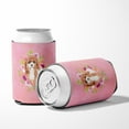 thumbnail image 5 of Cavapoo Pink Flowers Can or Bottle Hugger, 5 of 5