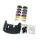 thumbnail image 3 of Visor de fútbol americano, visor de casco de rugby, protector de gafas portátil, facial Negro, 3 of 8