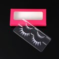 thumbnail image 5 of Pestañas postizas blancas creativas para fiesta de Halloween, extensión de pestañas superiores e inferiores, maquillaje de pestañas naturales suaves y Wispy, 2 pares, 5 of 5