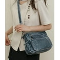 thumbnail image 2 of Leather Hobo Bag Women Retro Denim Bag Large Crossbody Shoulder Bag Casual Handbag Purse, 2 of 7