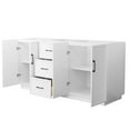 thumbnail image 3 of Wyndham Collection WCH747472DIBCXSXXMXX Elan Tk 72" Double Free Standing Vanity Cabinet, 3 of 7