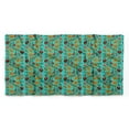 thumbnail image 5 of Bimba Green Leaves & Chrysanthemum Floral Pure Silk Printed Head Bandanas Summer Neck Wrap Scarf 40 x 80 Inches, 5 of 6