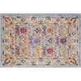 thumbnail image 3 of Transitional 2x3 Area Rug (2' x 3') Oriental Gray, Pink Indoor Scatter Easy to Clean, 3 of 9