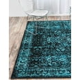 thumbnail image 3 of Unique Loom 3134651 2 x 3 ft. Imperial Bosphorus Rectangular Rug, Black, 3 of 5