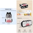thumbnail image 5 of KUIFORTI 3 Pack Shoulder Bag Set Portable Backpack Handbag Crossbody Bag Pencil Case, Cute Cow Print, 5 of 5