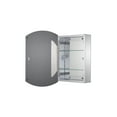 thumbnail image 6 of Croydex Sirena Arched Medicine Bathroom Cabinet with Mirrored Door in Silver (16x26in), 6 of 11