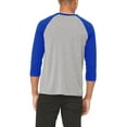 thumbnail image 2 of Men's 3/4 Raglan Casual Sport T-Shirts, 2 of 2