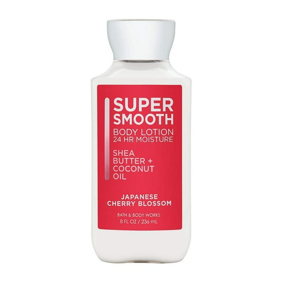 Bath & Body Works Lotion pour le Corps Super Douce Fleur de Cerisier Japonaise 8 Onces