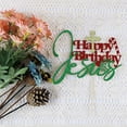 thumbnail image 3 of Decoración para tartas Gtseryeio con purpurina, fiesta de feliz cumpleaños de Jesús, 3 of 6
