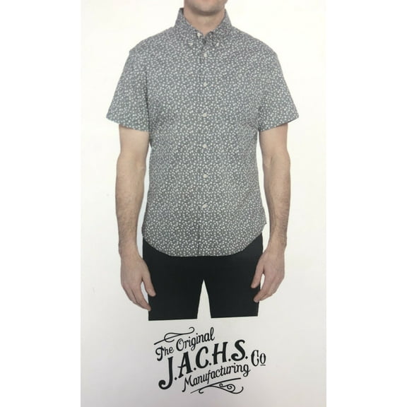 Jachs Mens Micro Floral Print Shirt Size M