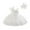 White, variant on Moocorvic Toddler Girl Dress with Hairband, Baby Sling Puffy Skirt Bowknot Princess Dress for Wedding Birthday 6-9 Months,Pink