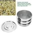 thumbnail image 3 of Kit De Brote De Semilla, Bandejas De Germinación De Malla Apilables De 6.7 Pulgadas Con Base De Tapa, Propagador De Microgreens De Grower Para Frijoles Grasco De Trigo De Brócoli, 3 of 7