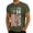 Army Green, variant on Men's Patriotic Graphic T Shirts 4th of July 250th Anniversary Anniversary T Shirt Short Sleeve Tee For Casual Wear Comfortable Shirt White S