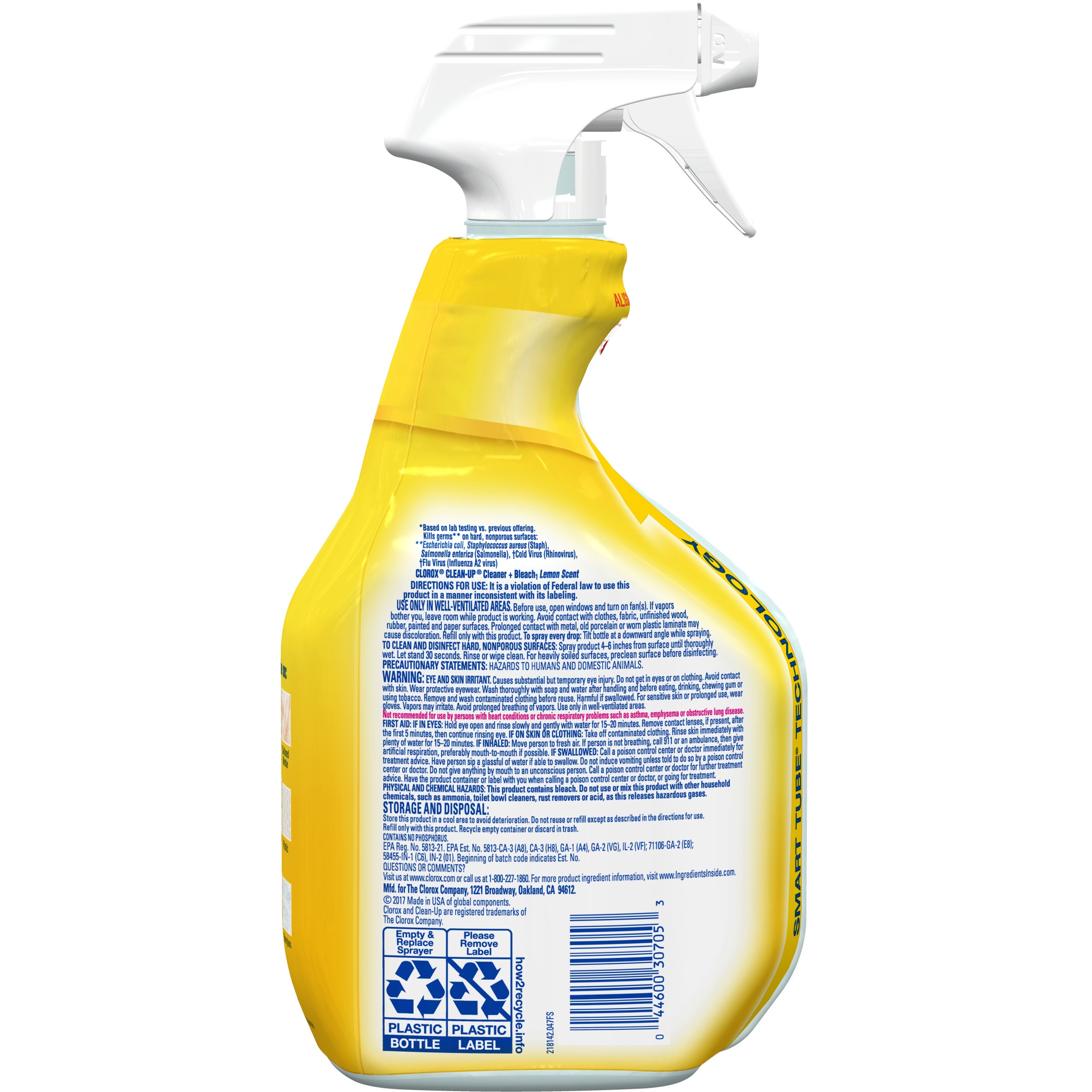 Clorox Clean-Up All Purpose Cleaner with Bleach, Spray Bottle, Lemon Scent, 32 oz - image 5 of 10