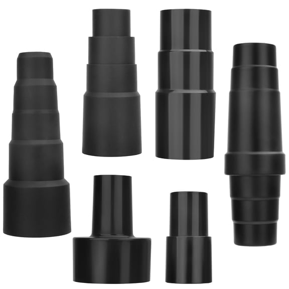 TSV 6pcs Universal Vacuum Hose Adapter Fit for Shop Vac, Vacuum Attachment Adapter Kit, 2-1/2" to 1-1/4", 1-1/4" to 1-3/8" to 1-1/2", 1-3/8" to 1-1/4", 32mm to 35mm, 32mm to 38mm, 32mm to 45mm