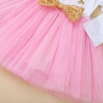 thumbnail image 3 of FYMNSI Baby Girl It's My 1st First Birthday Party Dress Cake Smash Outfit Long Sleeve Princess Tutu Tulle Bowknot Dress One Year Old Party Clothes Photo Props 1 Year Pink 1st Birthday, 3 of 7