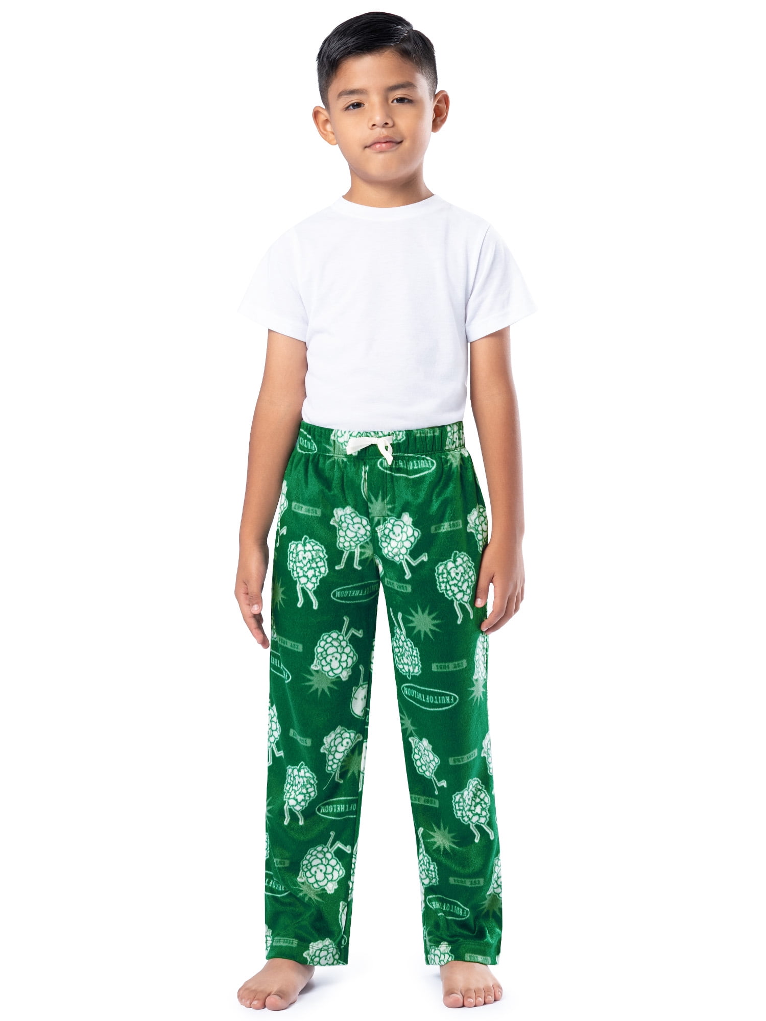 Fruit of the Loom Boy's Sleep Pajama Fleece Pant, Sizes 4-16