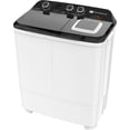 thumbnail image 1 of White Westinghouse Lavadora doble tina  11 kg  WWXCTT11703BK  Gabinete en polipropileno  4 niveles de agua  3 perillas de control  Bajo consumo de energía  Ahorro de agua, 1 of 7