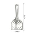 thumbnail image 3 of JoyMoreHome Cat Litter Scoop, Aluminum Alloy Sifter, Metal Scooper, Deep Shovel, Long Handle, Poop Sifting, Kitten Pooper Lifter, Durable, Heavy Duty, for Litter Box, 3 of 9